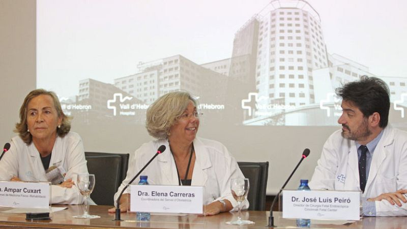 Nueva técnica para operar la espina bífida en fetos sin abrir el útero