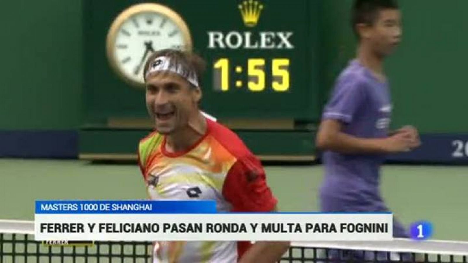 Telediario 1: Ferrer y Feliciano, a cuartos de final en Shanghái | RTVE Play
