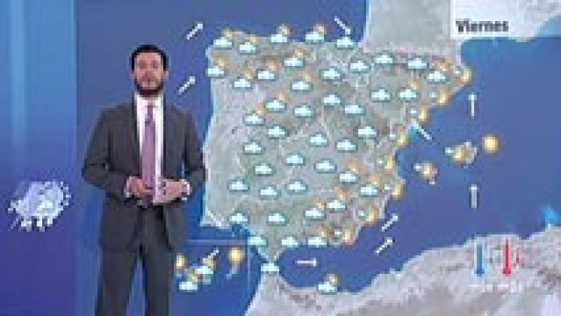 Lluvias intensas, de norte a sur, en el centro peninsular