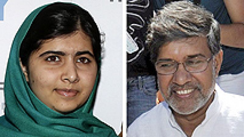 Malala comparte el Nobel de la Paz con el activista indio Satyarthi, por los derechos de los niños
