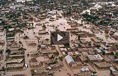 Ayuda a los damnificados tras el paso del huracán Hanna