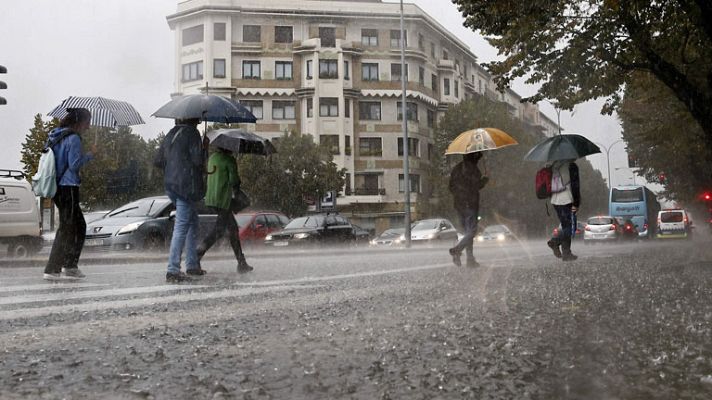El tiempo - Lluvias fuertes en el suroeste y centro de la Península
