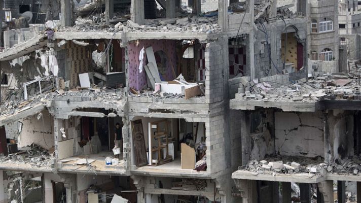 Telediario 1 - En Gaza persisten las secuelas de los enfrentamientos
