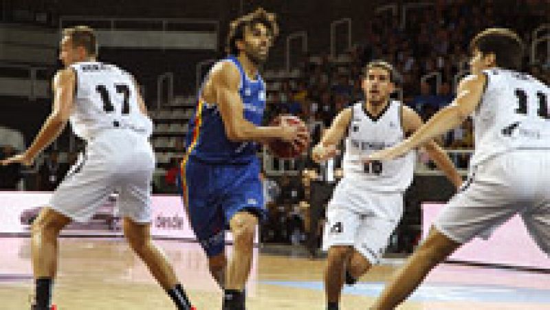 Con una canasta sobre la bocina de Hervelle y después de una prórroga, el Bilbao Basket se llevó la victoria en el primer partido en casa del MoraBanc Andorra en su regreso a la Liga Endesa.