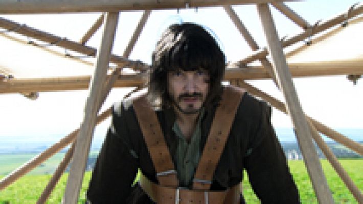 Águila Roja - Gonzalo prueba la máquina voladora