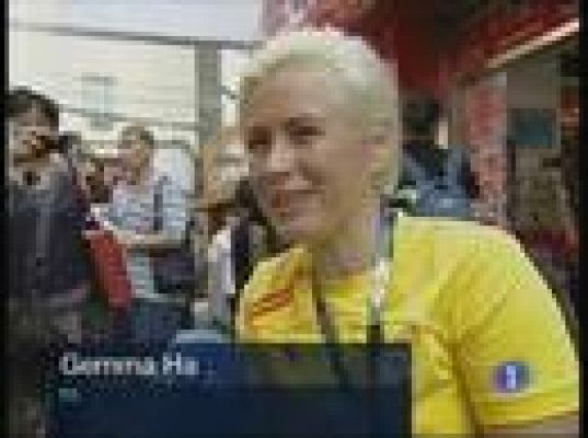  - Los atletas se pasean por Pekín