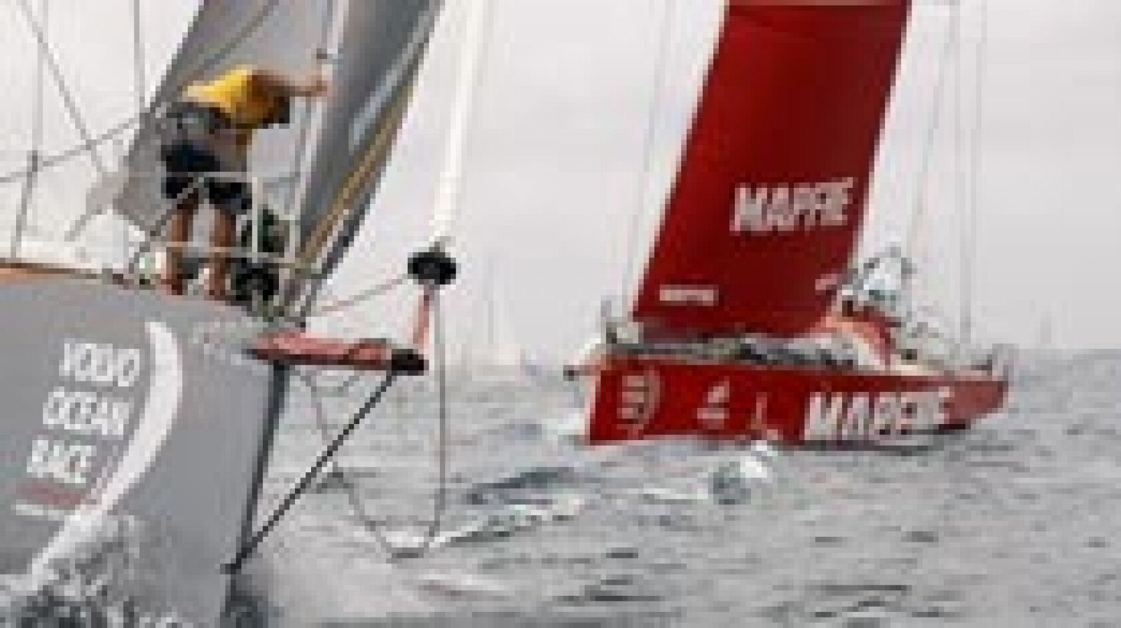 Telediario 1: El 'Alvimedica', líder provisional de la Volvo Ocean Race, con el 'Mapfre' a su estela | RTVE Play