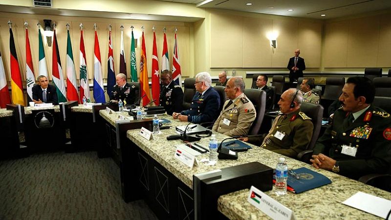 Obama se reúne con los jefes militares de los países que apoyan la guerra contra el Estado Islámico