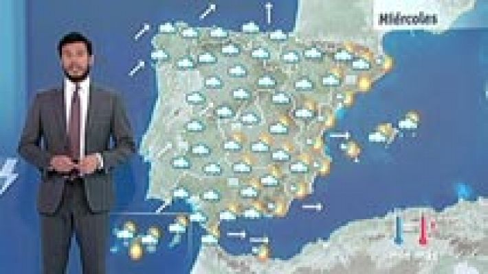 El tiempo - Lluvia, viento y mar de fondo en el noroeste de la Península