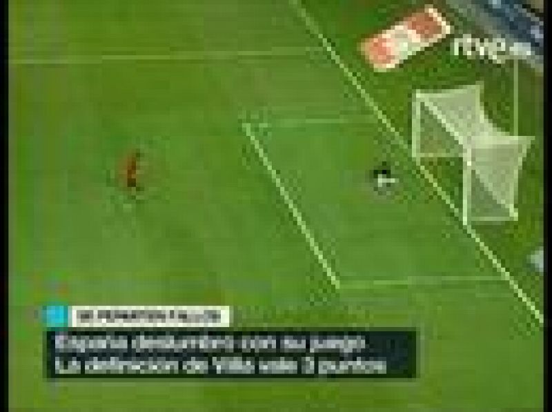 La selección española se ha impuesto a Bosnia por 1-0, gracias a un gran gol de David Villa en el comienzo de la segunda mitad. 