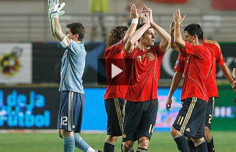 La selección española se ha impuesto a Bosnia por 1-0, gracias a un gran gol de David Villa en el comienzo de la segunda mitad. 