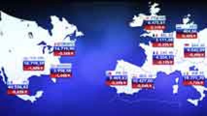 Telediario 1 - Las Bolsas siguen dando tumbos