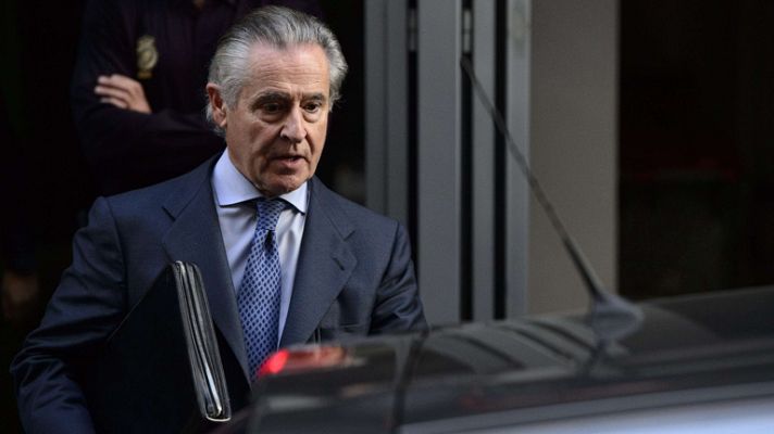 Telediario 1 - Miguel Blesa dice que las tarjetas 'opacas' ya existían cuando él llegó a Caja Madrid