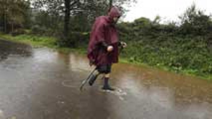 Lluvias persistentes en el oeste de Galicia