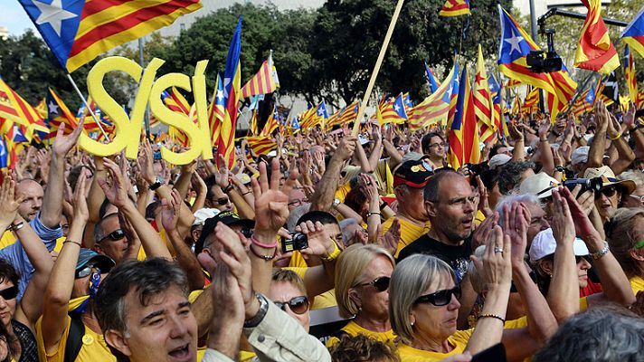 Telediario 1 - LA ANC de dice a Mas que apoyará la consulta alternativa