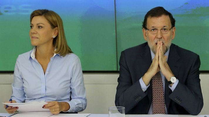 Telediario 1 - El PP aún no tomará ninguna decisión sobre Rato