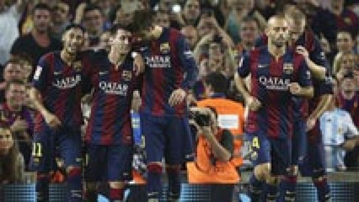 Telediario 1 - El Barça se mide al Ajax en el inicio de su 'semana grande'