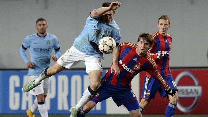 Champions League - CSKA Moscú 2 - 2 Manchester City