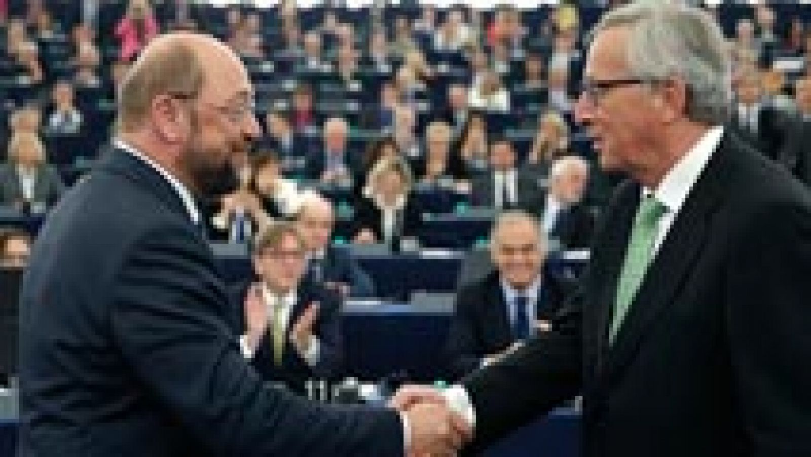 Informativo 24h: Juncker obtiene el apoyo de la Eurocámara a su Comisión | RTVE Play