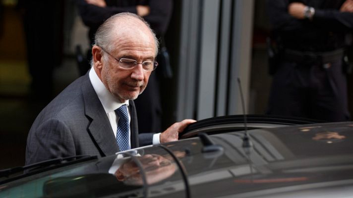 Telediario 1 - Rato: "Entiendo que es una tarjeta de uso personal que está englobada en mi remuneración"