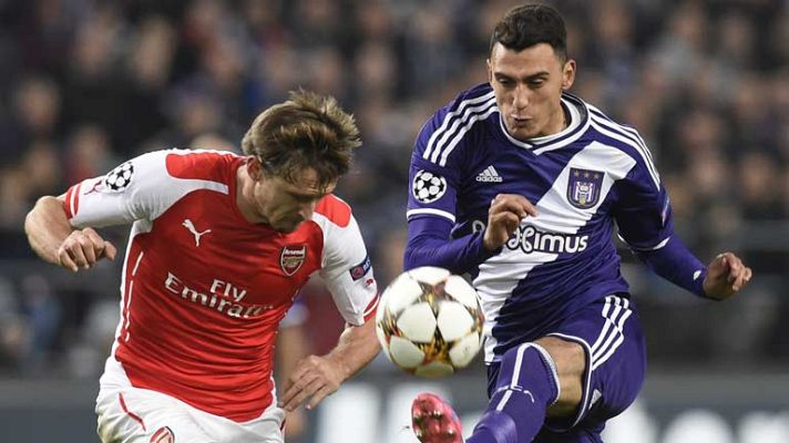 Champions League - Anderlecht 1 - Arsenal 2