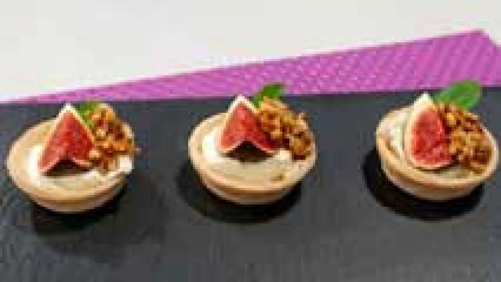 RTVE Cocina: Tartaletas de higos con mascarpone y miel | RTVE Play