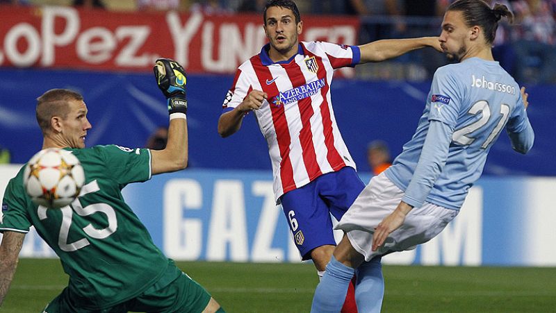 Después de ganar por 5-0 al Malmö, el Atlético se coloca líder del grupo. El equipo rojiblanco también tiene un gran artista del futbol. Es turco y se llama Arda Turan. El pase que convierte en gol Koke pueden darlo pocos futbolistas en la Champions.