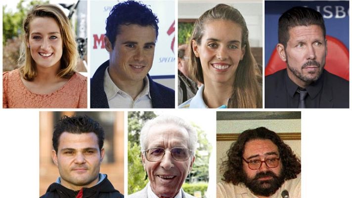 Telediario 1 - Simeone, Mireia Belmonte y Gómez Noya, los mejores de 2013