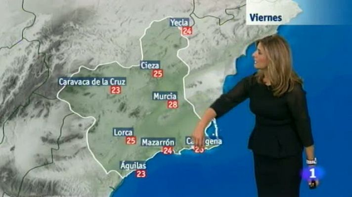 El tiempo en la Región de Murcia - 24/10/2014