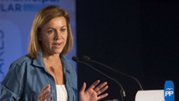 Telediario 1 - Cospedal entiende la queja social por la corrupción