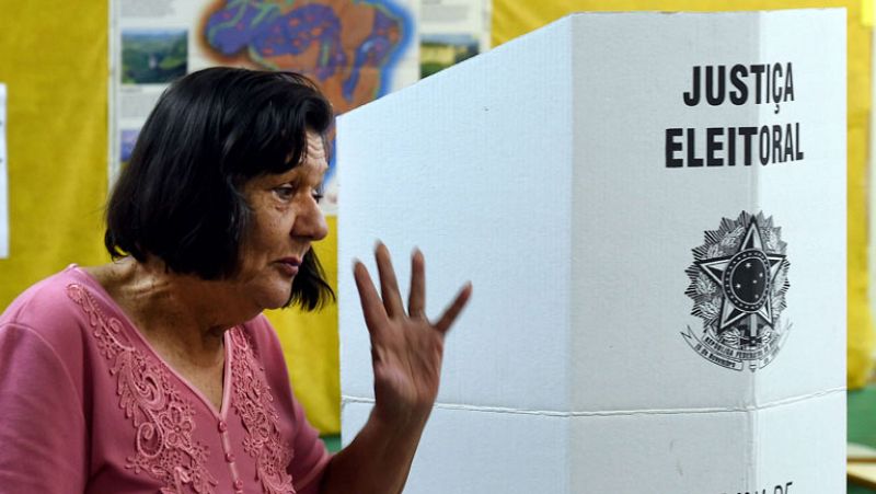Día de elecciones presidenciales en Brasil