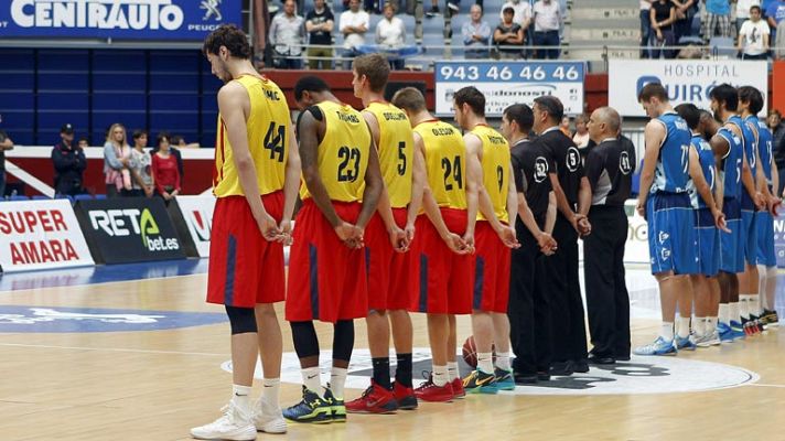 Telediario 1 - Victorias de Barça y Unicaja en el día de homenaje a Abós