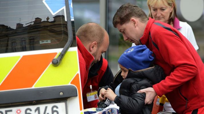 Telediario 1 - Ashya King vuelve a ser atendido del cáncer en Málaga