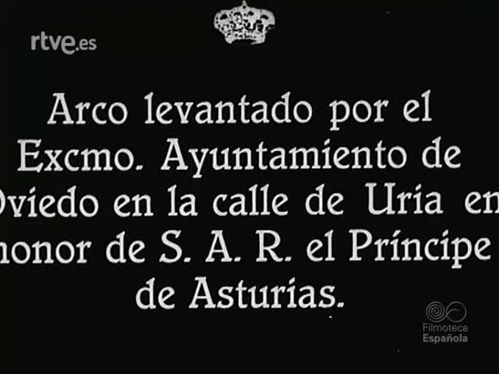 Archivo Real (Alfonso XIII): PRINCIPE DE ASTURIAS EN OVIEDO | RTVE Play
