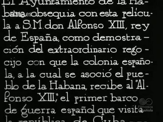 EL ACORAZADO ALFONSO XIII EN LA HABANA