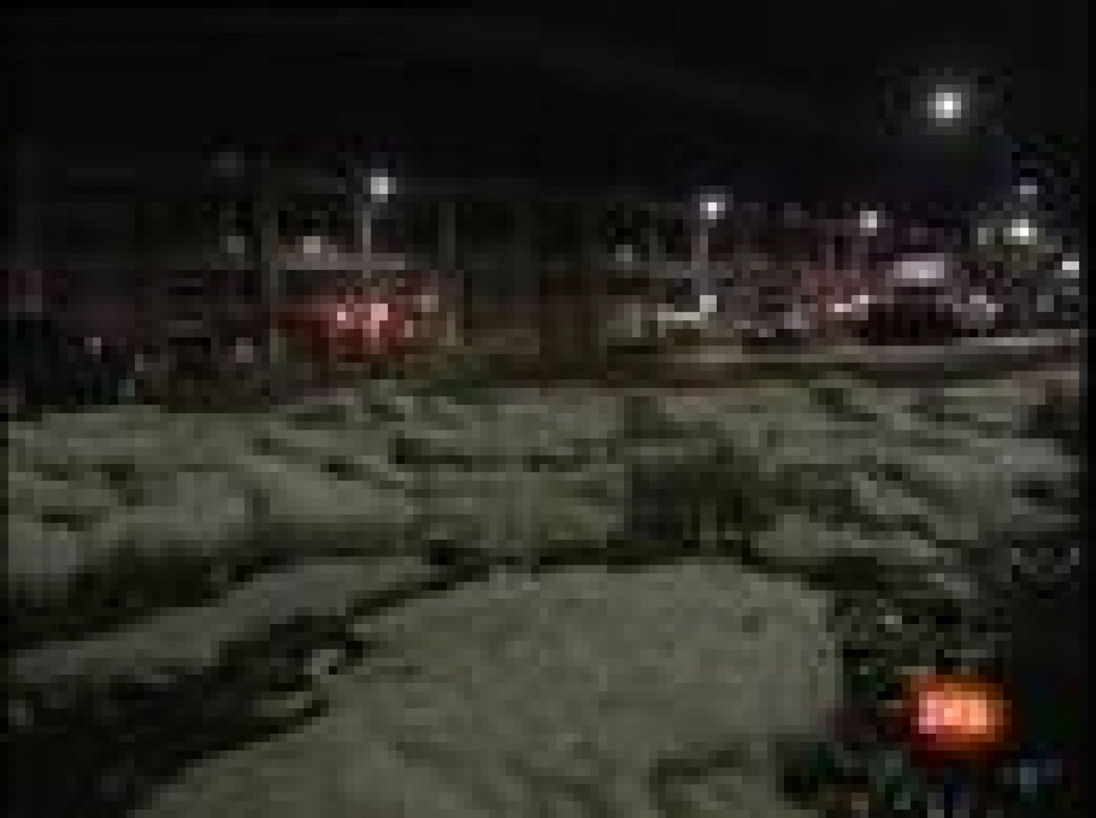 Una fuerte granizada ha caído esta madrugada en Madrid y ha causado algunas inundaciones y problemas de tráfico (10/09/08).