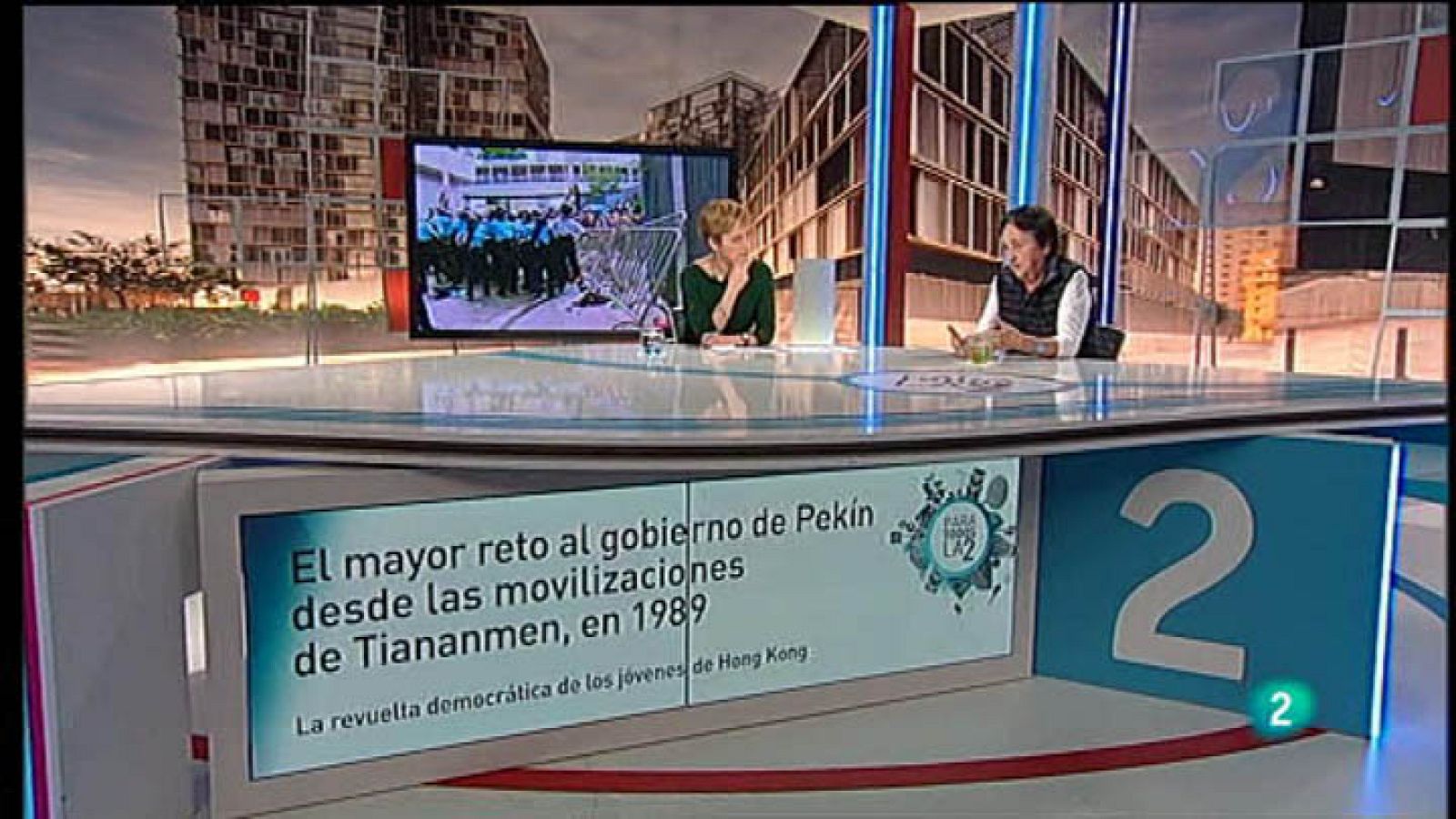 Para Todos La 2 - Entrevista - Dolors Folch, manifestaciones Hong-Kong