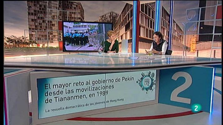 Para todos La 2 - Dolors Folch, manifestaciones Hong-Kong