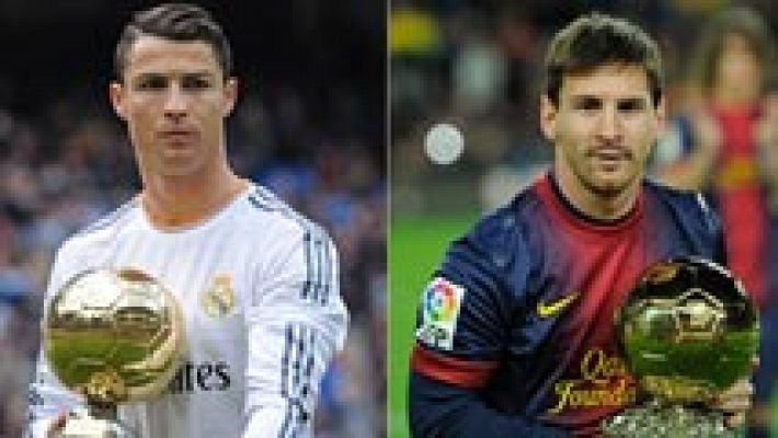 Telediario 1 - Seis madridistas y cuatro azulgranas optan al Balón de Oro 2014