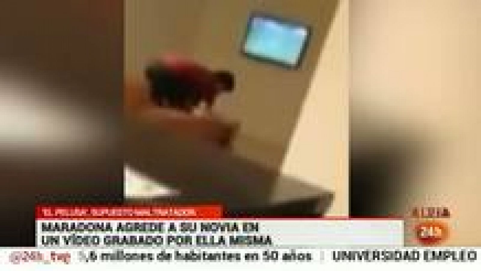 La presunta agresión de Maradona a su novia - La tarde en 24h | Ver