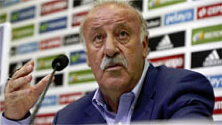Telediario 1 - Del Bosque: "Hay una corriente de todos contra Piqué"