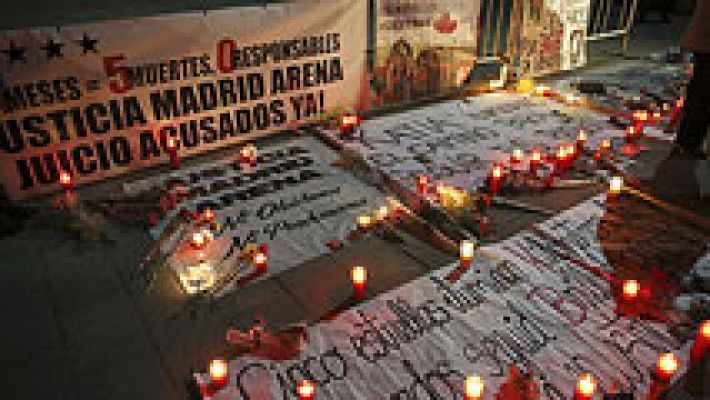 Recuerdo a las cinco víctimas del Madrid Arena dos años después