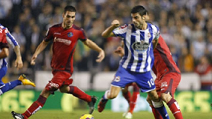 Fútbol - Deportivo 1 - Getafe 2