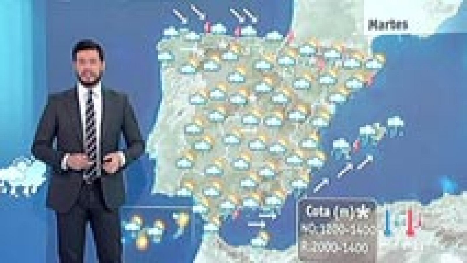 El tiempo: El temporal se desplaza al este peninsular y Baleares | RTVE Play