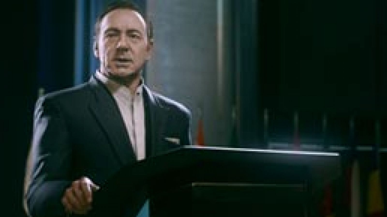 Sin programa: Kevin Spacey pone cara de malo en la nueva entrega del videojuego 'Call of Duty' | RTVE Play