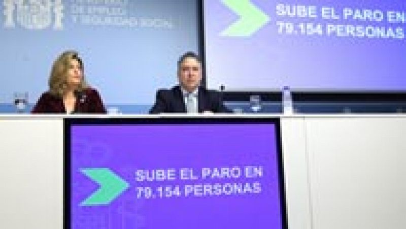 Hidalgo achaca a factores "estacionales" el aumento del paro y Burgos valora que "siga la tónica positiva" en la afiliación