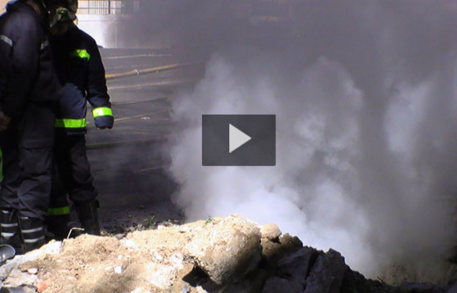 Se reaviva el incendio en Madrid