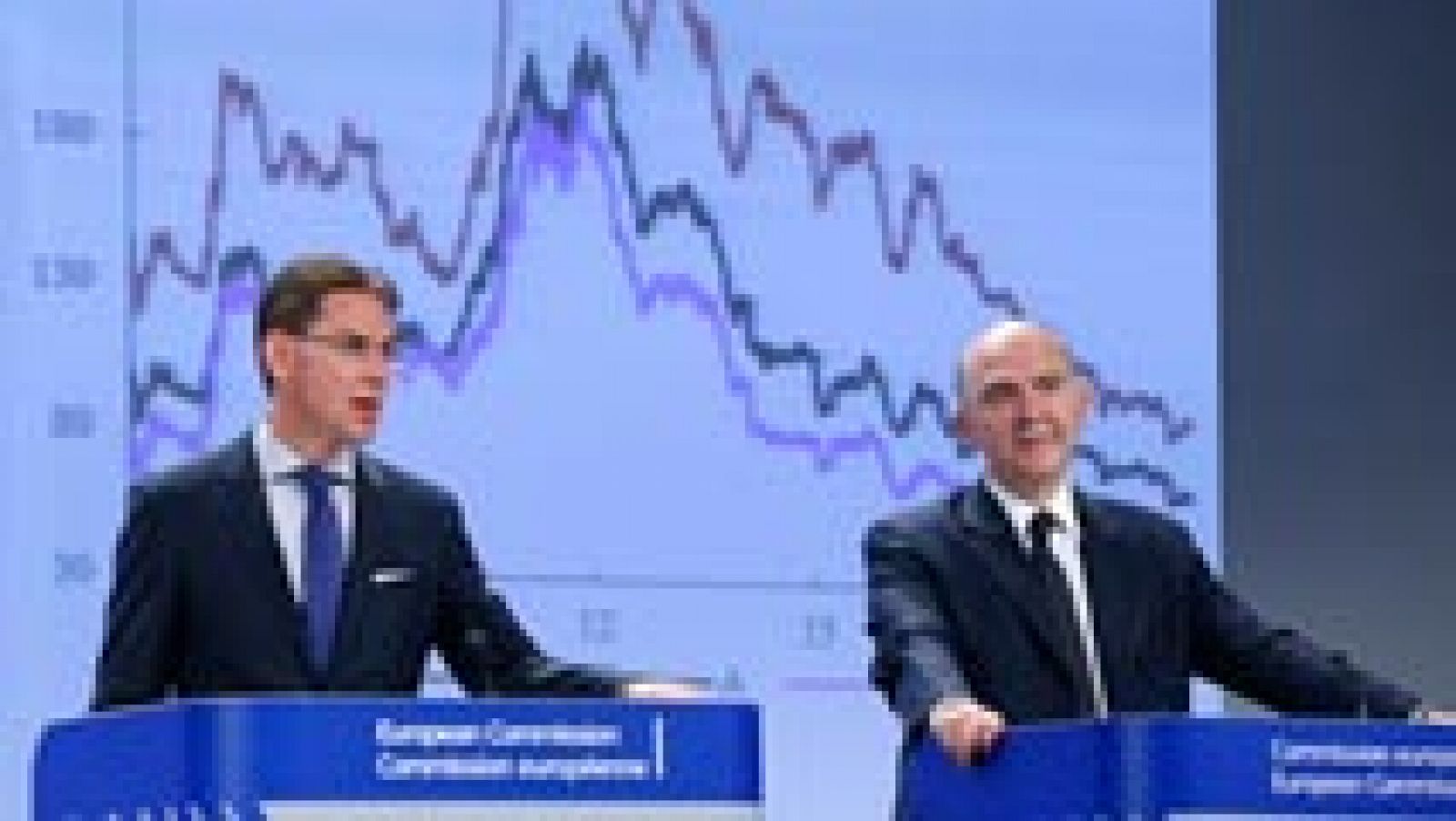 Informativo 24h: Bruselas cree que España crecerá cuatro décimas menos en 2015 y que no cumplirá el déficit | RTVE Play