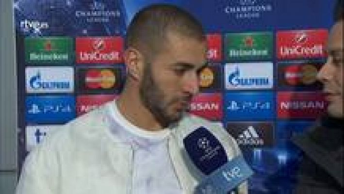 Benzema: "Disfrutamos mucho en el campo"