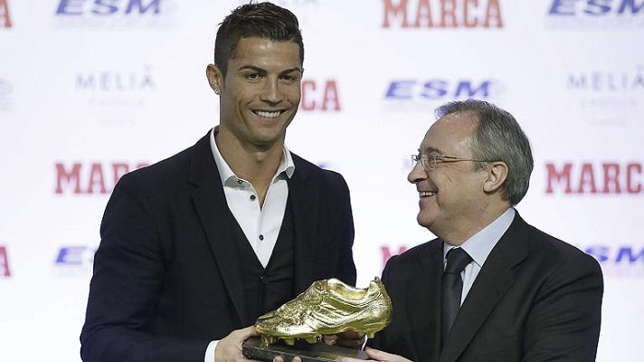  - Cristiano recibe su tercera Bota de Oro